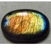 New Madagascar - LABRADORITE - Oval Cabochon Huge size - 23x35 mm Gorgeous Strong Multy Fire